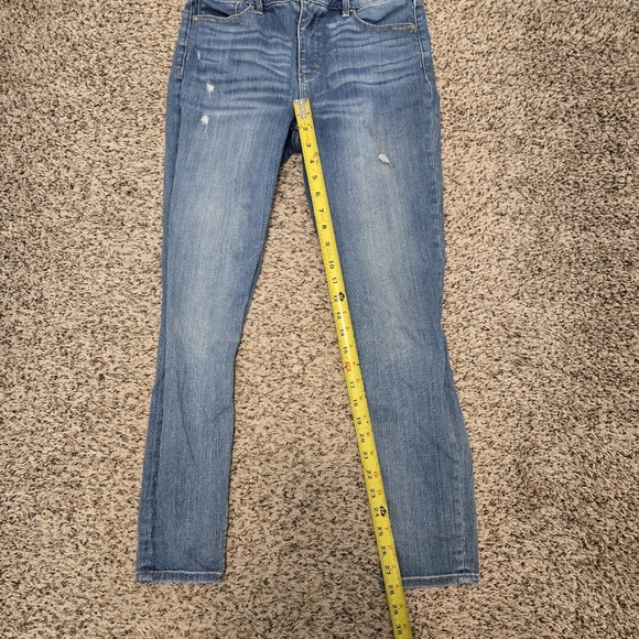 White House Black Market Distressed Jeans Hi Rise The Skinny Ankle Size 4 - Picture 11 of 16